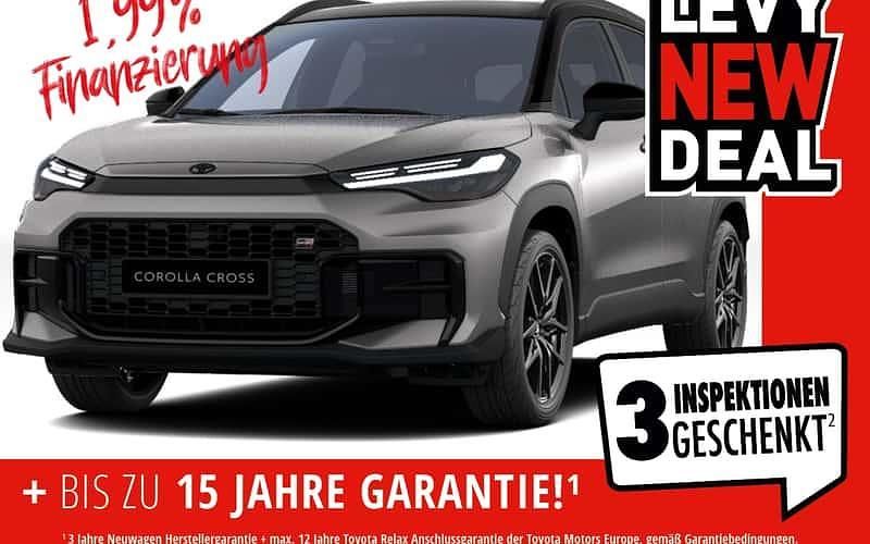 Silber Neu 2025 Toyota Corolla Cross Sport SUV | 41.079 € (Fairer Preis) - Bild 1/4