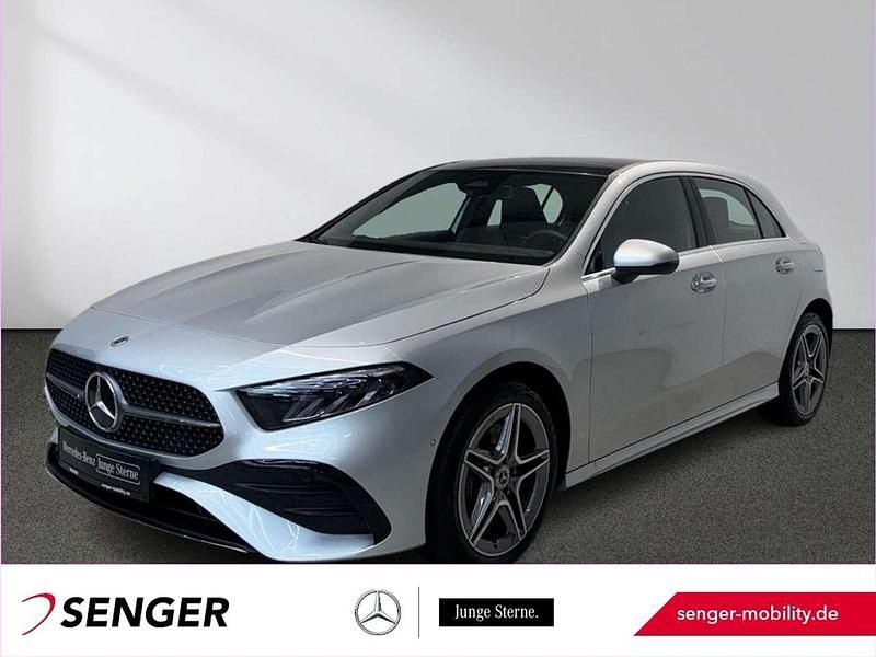 Iridiumsilber Gebraucht 2024 Mercedes A250 AMG line Limousine | 36.110 € (Etwas zu teuer) - Bild 1/3