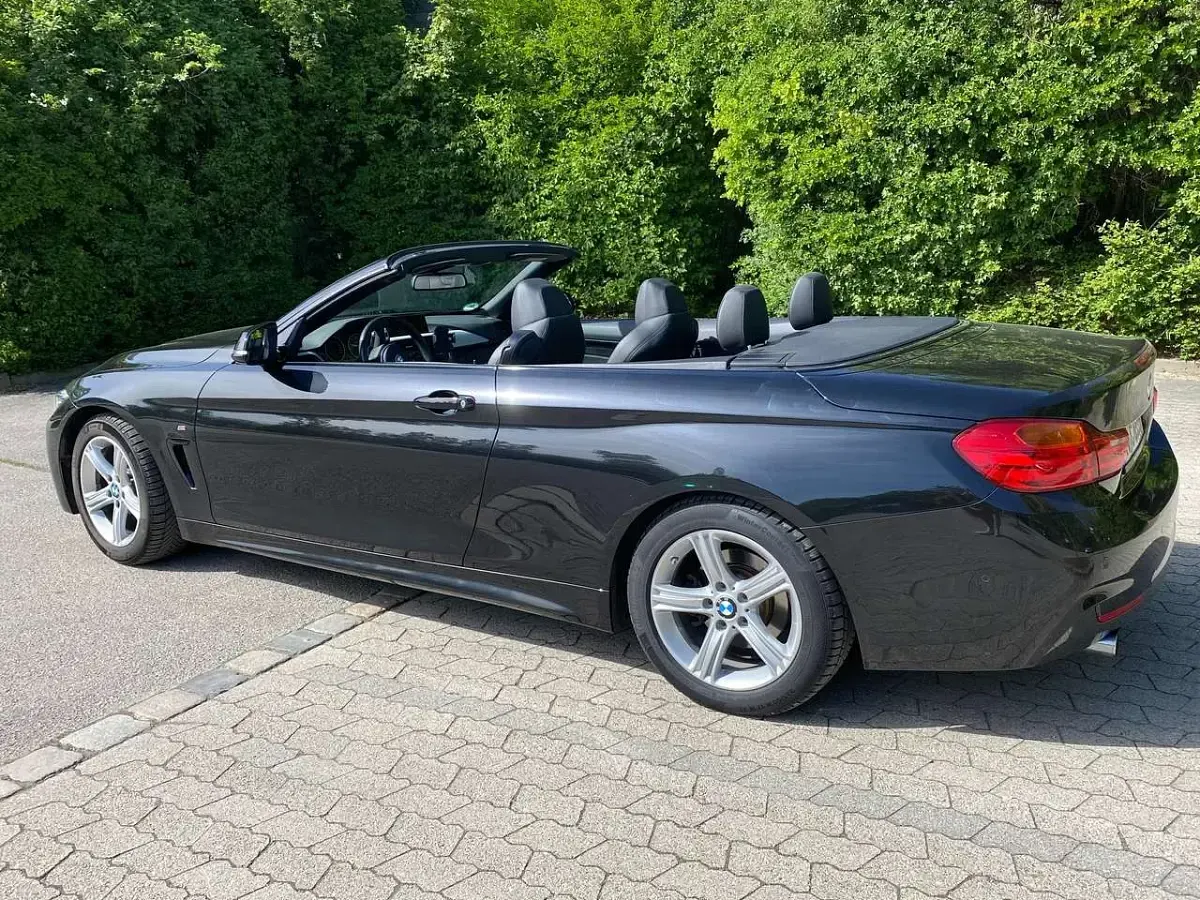 Gebraucht BMW 420 Cabriolet Sport Line 184 PS (135 kW) 2014 Schwarz Cabrio