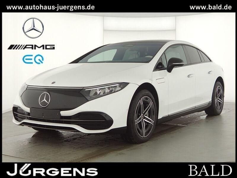 Weiss polarweiß Gebraucht 2023 Mercedes EQS580 Night Limousine | 89.880 € (Fairer Preis) - Bild 1/4