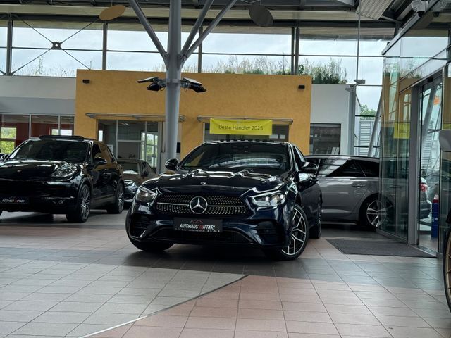 Cavansitblau Gebraucht 2021 Mercedes E220 AMG line Limousine | 41.999 € - Bild 1/4