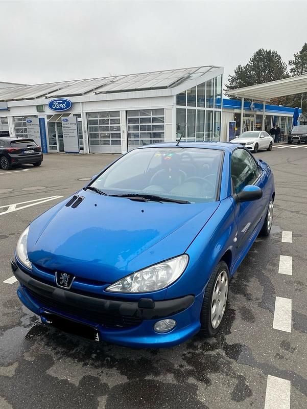 Blau Gebraucht 2001 Peugeot 206 CC Cabrio | 800 € - Bild 1/4