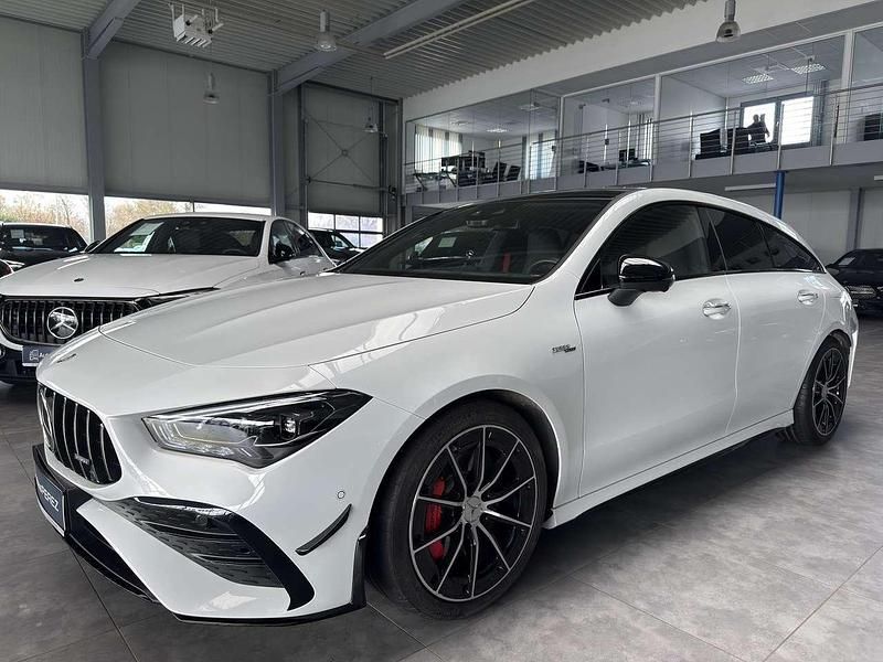 Gebraucht Mercedes CLA35 AMG Premium Plus 306 PS (225 kW) 2023 Digitalweiß metallic Kombi