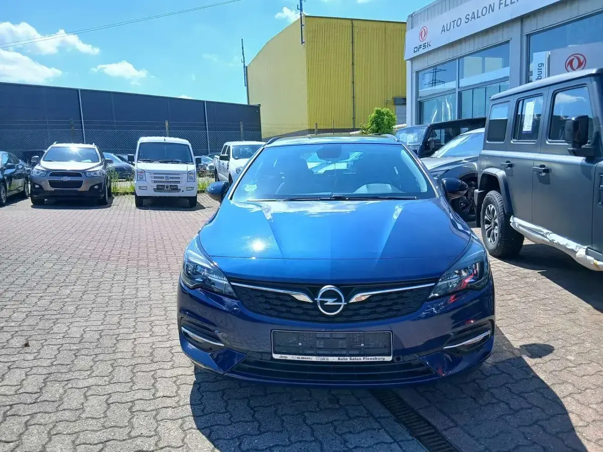 Gebraucht Opel Astra Edition 145 PS (106 kW) 2021 Nautic blau Kombi