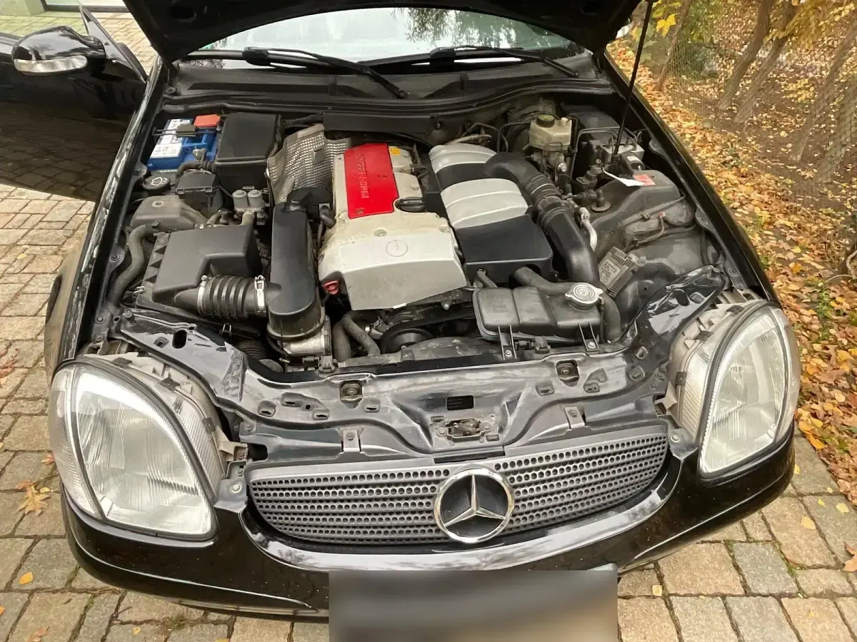 Gebraucht Mercedes SLK200 163 PS (119 kW) 2002 Schwarz Cabrio