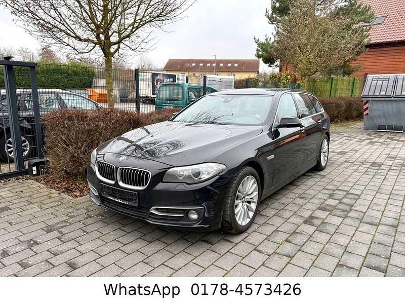 Schwarz Gebraucht 2015 BMW 520 Luxury Line Kombi | 7.980 € (Superpreis) - Bild 1/4