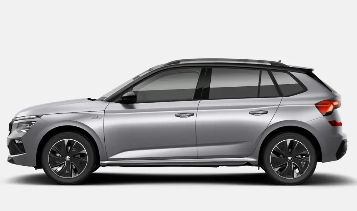 Neu Skoda Kamiq Monte Carlo 150 PS (110 kW) 2025 Brillantsilber metallic / dachf SUV