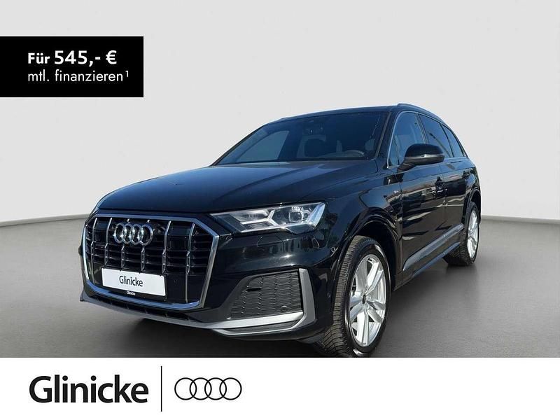 Mythosschwarz metallic Gebraucht 2022 Audi Q7 Ambiente SUV | 43.980 € (Superpreis) - Bild 1/3