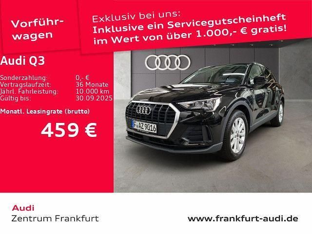 Mythosschwarz metallic Gebraucht 2025 Audi Q3 Basis SUV | 37.370 € (Guter Preis) - Bild 1/3