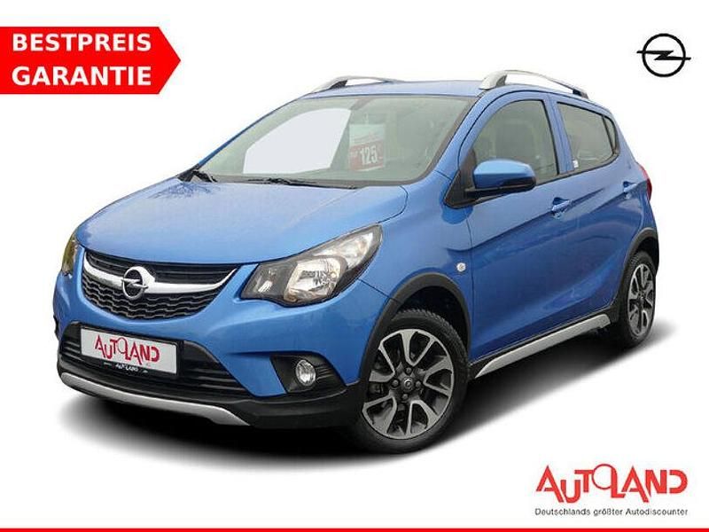 Blau Gebraucht 2017 Opel Karl Rocks Kleinwagen | 12.490 € (Teuer) - Bild 1/4