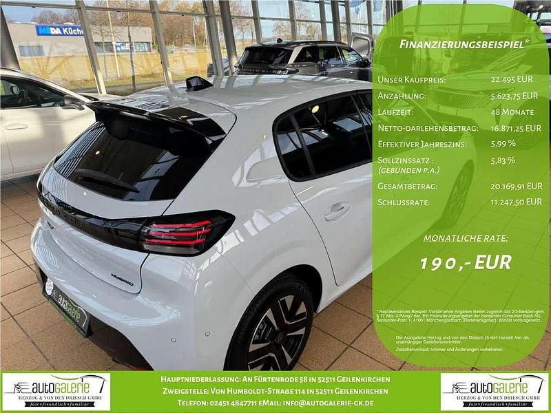 Okenit weiß metallic Neu 2025 Peugeot 208 Allure Kleinwagen | 22.495 € (Guter Preis) - Bild 1/4