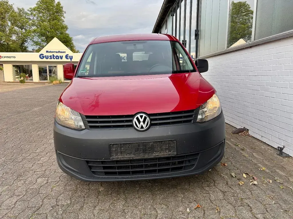 Gebraucht VW Caddy 86 PS (63 kW) 2013 Rot Van / Kleinbus