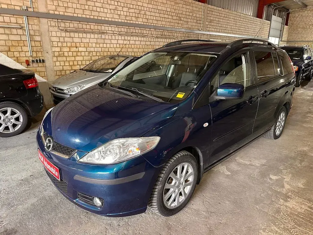 Gebraucht Mazda 5 Exclusive 116 PS (85 kW) 2006 Blau Van / Kleinbus
