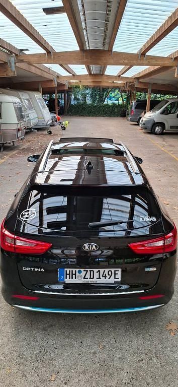 Gebraucht Kia Optima Hybrid Spirit 205 PS (150 kW) 2017 Schwarz Limousine