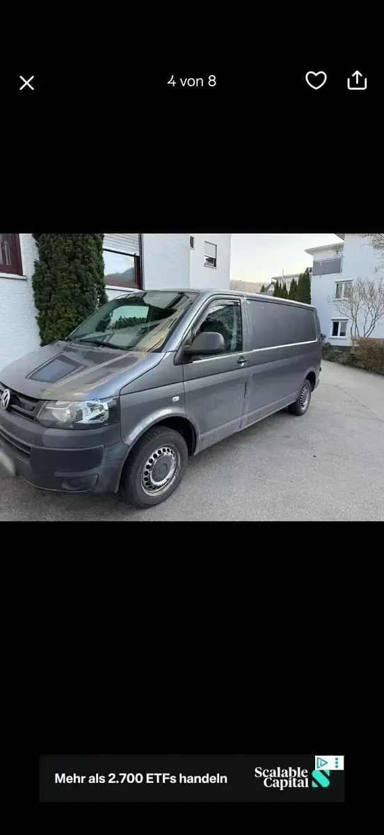 Gebraucht VW T5 140 PS (102 kW) 2014 Grau Van