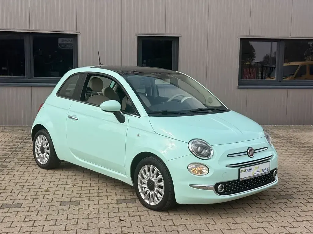 Gebraucht Fiat 500 Lounge 86 PS (63 kW) 2015 Grün Kleinwagen