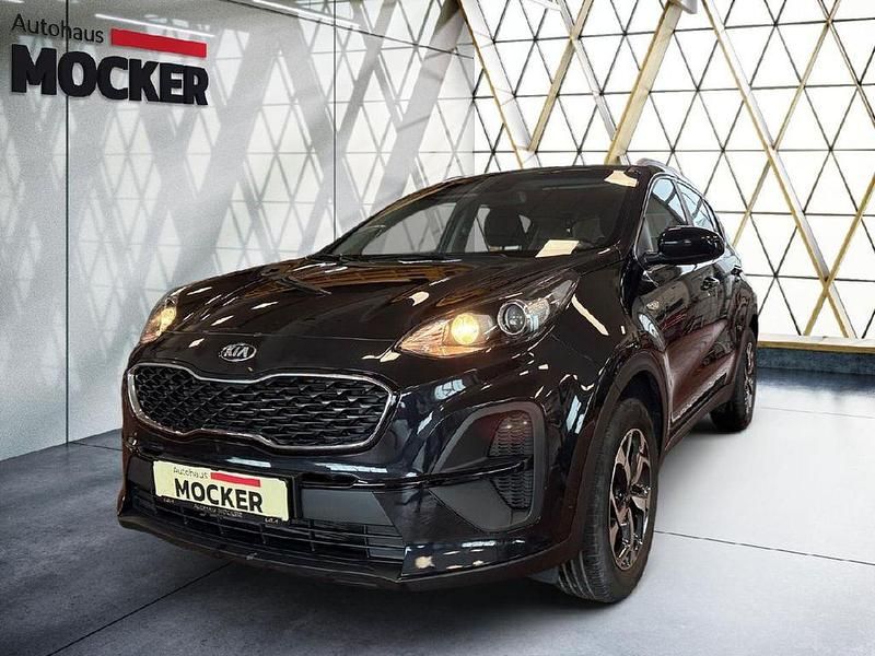 Zilinaschwarz met. Gebraucht 2022 Kia Sportage SUV | 18.990 € (Superpreis) - Bild 1/4