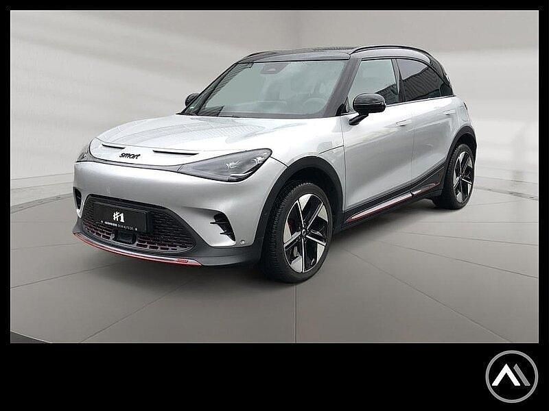 Schwarz cyber silver metallic Gebraucht 2023 Smart #1 Brabus SUV | 33.480 € (Guter Preis) - Bild 1/4