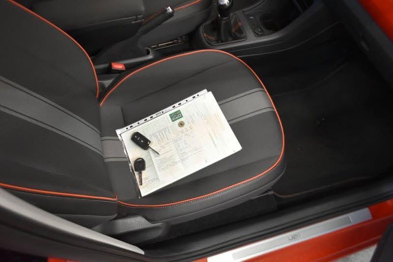 Gebraucht VW up! Groove 75 PS (55 kW) 2014 Orange Kleinwagen