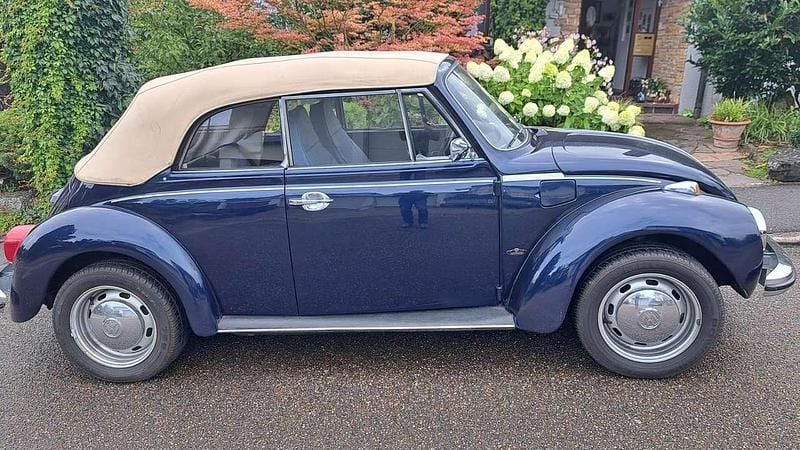 Blau Gebraucht 1973 VW Käfer Cabrio | 20.000 € - Bild 1/4