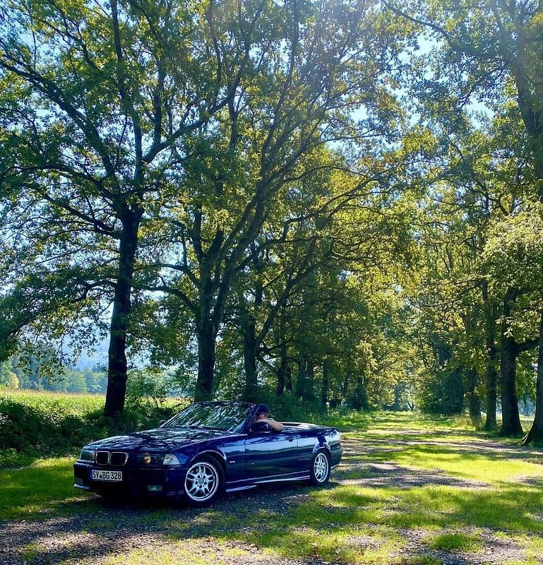 Blau Gebraucht 1997 BMW 328 Cabriolet Sport Line Cabrio | 6.500 € (Superpreis) - Bild 1/4