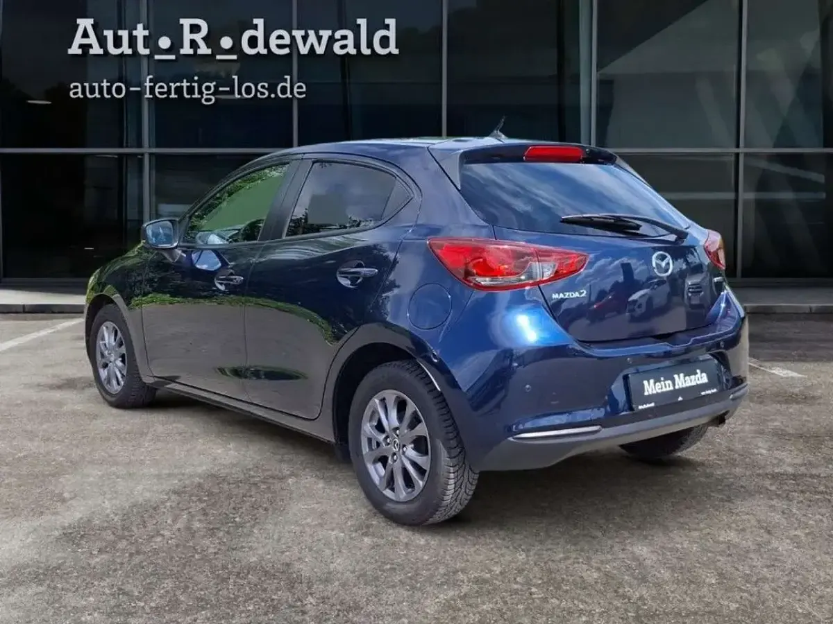 Gebraucht Mazda 2 Exclusive-Line 90 PS (66 kW) 2021 Mitternachtsblau metallic Kleinwagen