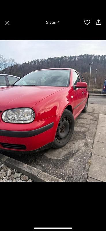 Gebraucht VW Golf IV 2000 Rot Limousine
