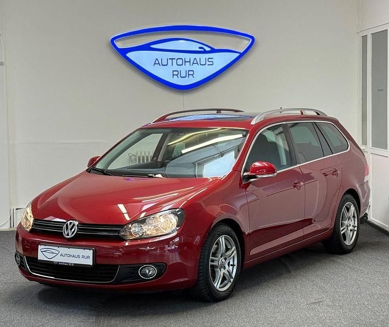 Rot Gebraucht 2010 VW Golf VI Highline Kombi | 10.890 € (Teuer) - Bild 1/4