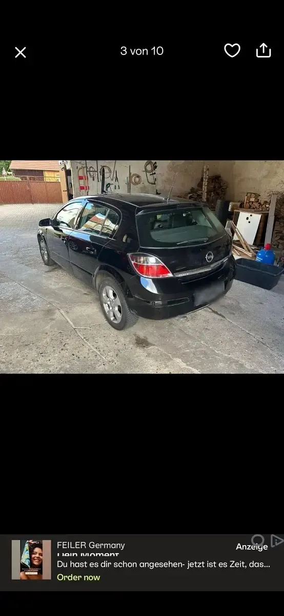 Gebraucht Opel Astra 200 PS (147 kW) 2008 Schwarz Limousine