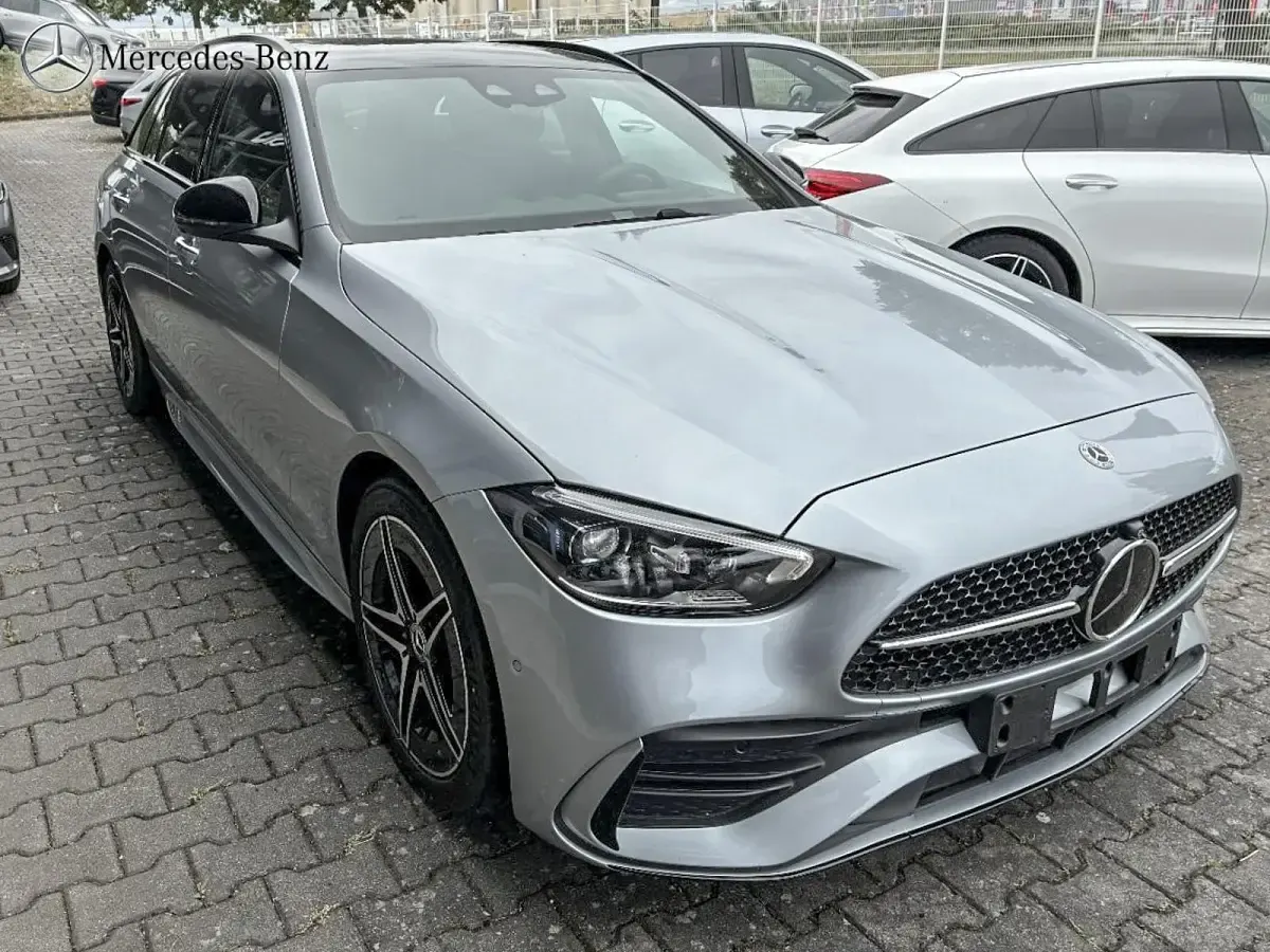 Gebraucht Mercedes C200 AMG 204 PS (150 kW) 2025 Metalliclack hightechsilber Kombi