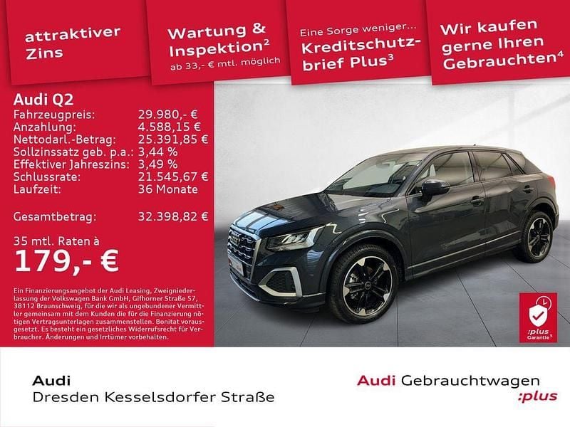 Second-hand Audi Q2 Advanced 150 CP (110 kW) 2025 Gri SUV