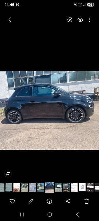 Gebraucht Fiat 500e Icon 86 kW (118 PS) 2021 Schwarz Cabrio