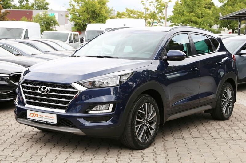 Blau Gebraucht 2020 Hyundai Tucson SUV | 22.900 € (Fairer Preis) - Bild 1/4
