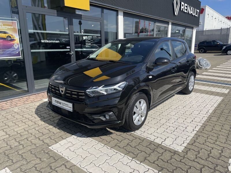 Gebraucht Dacia Sandero Comfort 91 PS (66 kW) 2021 Perlmuttschwarz (schwarz) Kleinwagen