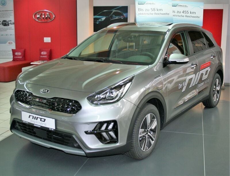 Stahlgrau metallic Gebraucht 2020 Kia Niro Spirit SUV | 20.500 € (Fairer Preis) - Bild 1/4