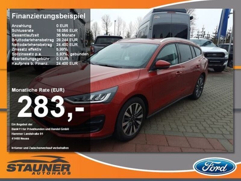 Fantastic red tc Gebraucht 2023 Ford Focus Titanium X Kombi | 24.280 € (Guter Preis) - Bild 1/4
