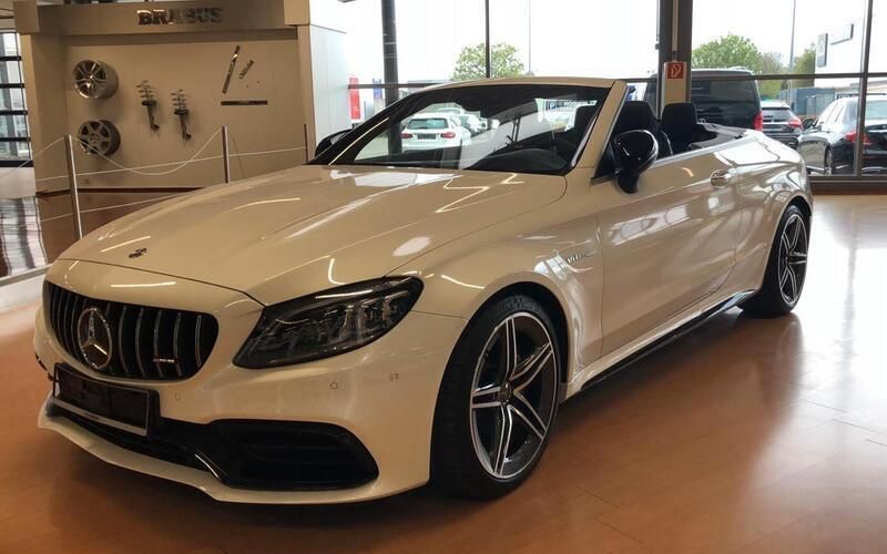Weiß Gebraucht 2019 Mercedes C63 AMG AMG Cabrio | 57.990 € (Guter Preis) - Bild 1/4