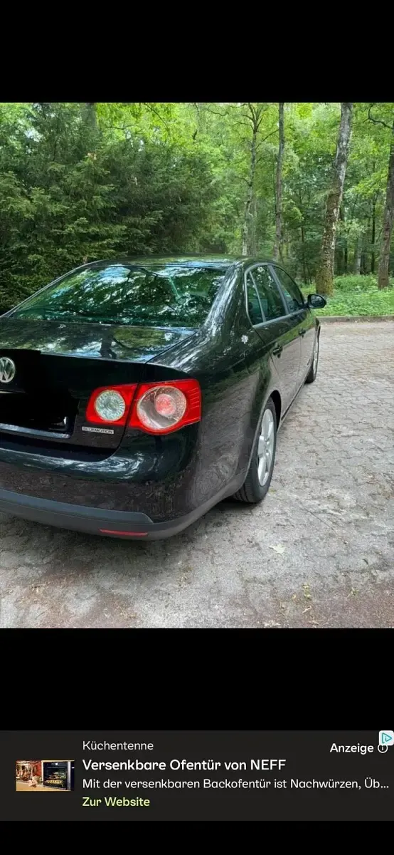 Gebraucht VW Jetta 105 PS (77 kW) 2008 Schwarz Limousine