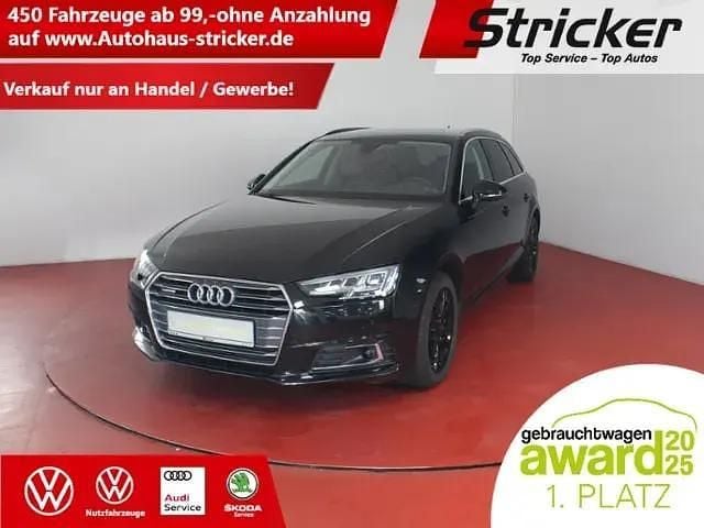Schwarz (mythosschwarz metallic) Gebraucht 2017 Audi A4 Sport Kombi | 12.949 € - Bild 1/4