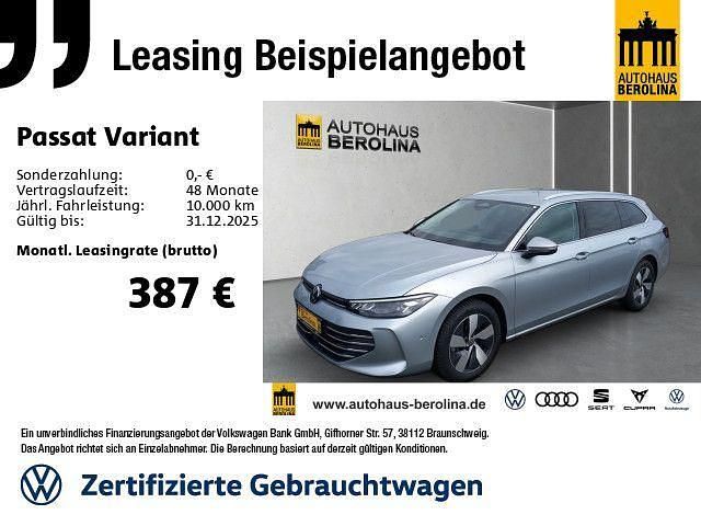 Silber Gebraucht 2025 VW Passat Business Kombi | 33.870 € (Guter Preis) - Bild 1/4