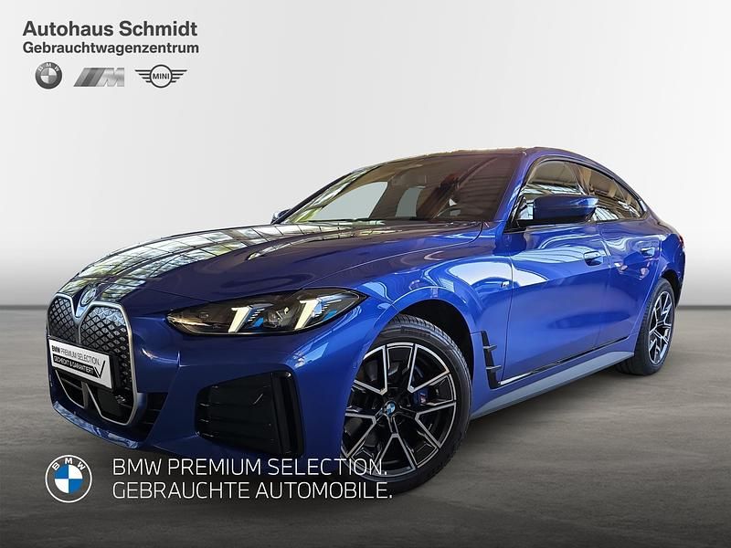 M portimao blau Gebraucht 2024 BMW i4 M Sport Limousine | 49.460 € (Fairer Preis) - Bild 1/4