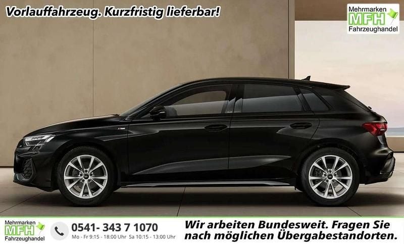Neu Audi A3 S-Line 204 PS (150 kW) 2025 Mythosschwarz metallic Limousine