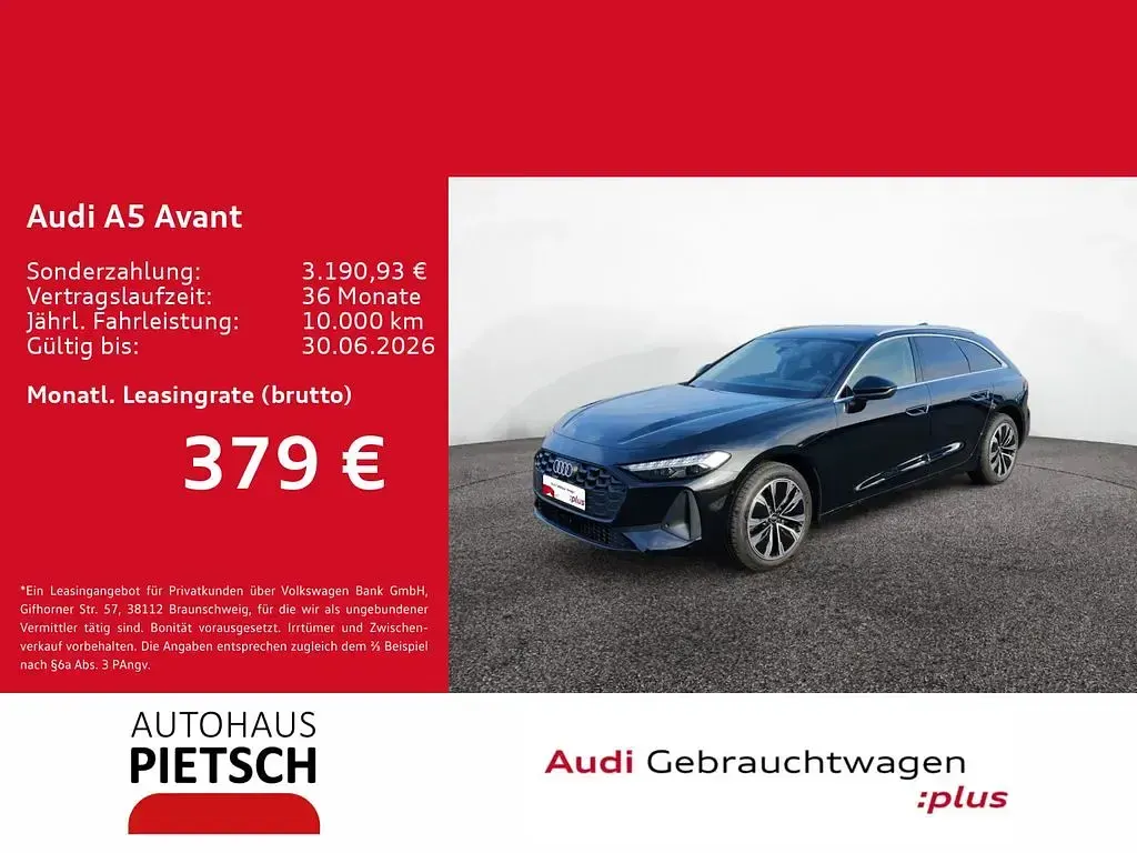 Używany Audi A5 Performance 204 KM (150 kW) 2025 Czarny Kombi