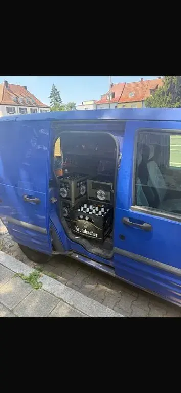 Gebraucht Ford Tourneo Connect 75 PS (55 kW) 2011 Blau Van / Kleinbus