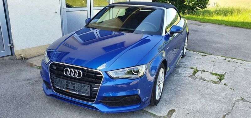 Blau Gebraucht 2016 Audi A3 Cabriolet Ambition Cabrio | 18.450 € (Fairer Preis) - Bild 1/4
