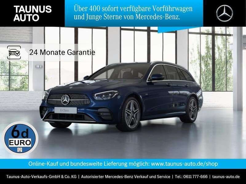 Cavansitblau Gebraucht 2021 Mercedes E300 AMG line Kombi | 33.390 € (Guter Preis) - Bild 1/4
