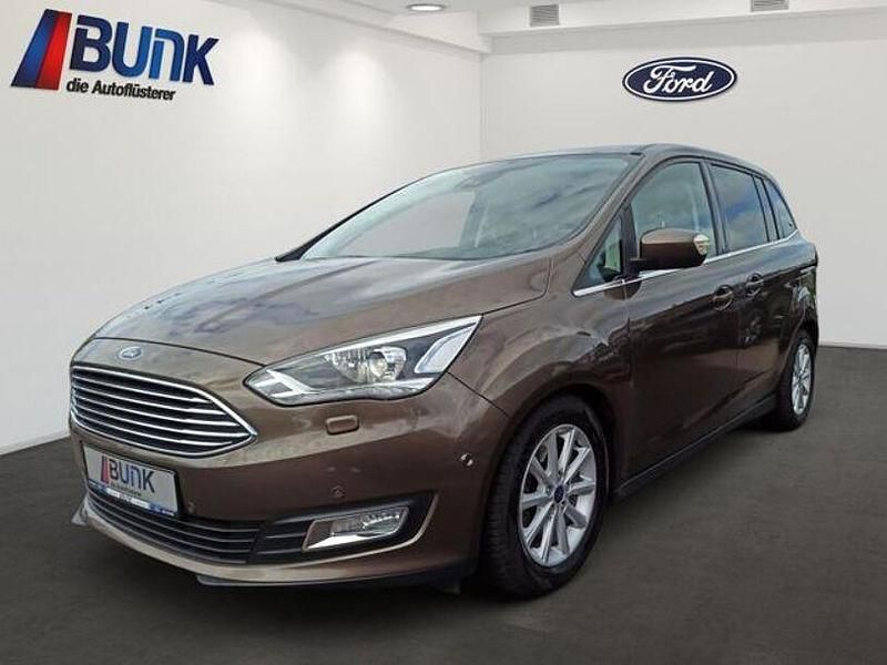 Toffeebraun metalli Gebraucht 2016 Ford Grand C-Max Business Edition Van / Kleinbus | 14.990 € (Teuer) - Bild 1/4