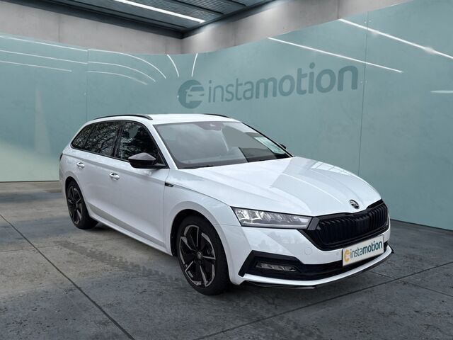 Weiß Gebraucht 2024 Skoda Octavia SportLine Kombi | 32.640 € (Superpreis) - Bild 1/2