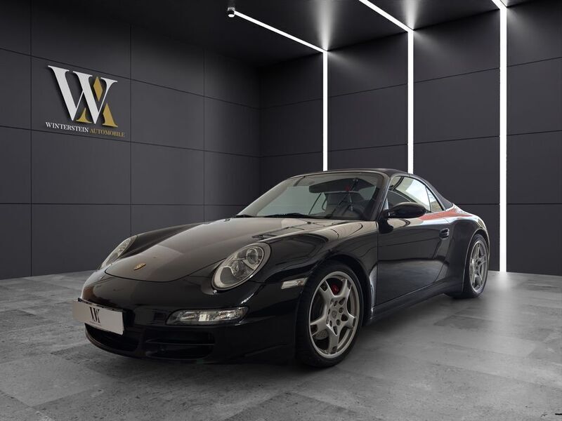 Schwarz Gebraucht 2008 Porsche 911 Carrera 4S Cabriolet Cabrio | 69.900 € (Etwas zu teuer) - Bild 1/4