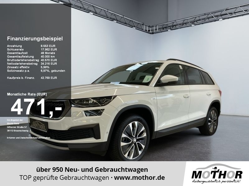 Weiß Gebraucht 2022 Skoda Kodiaq Tour SUV | 42.764 € (Etwas zu teuer) - Bild 1/4